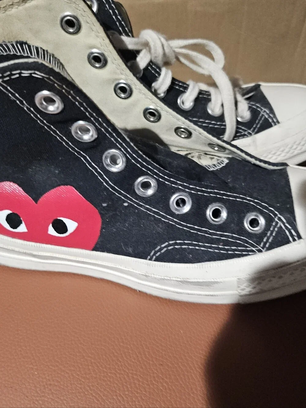 Converse Black and White High-Top Kids Sneakers
